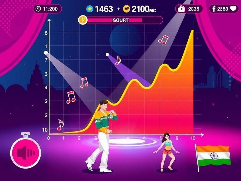 Dance Spike community event with Indian players